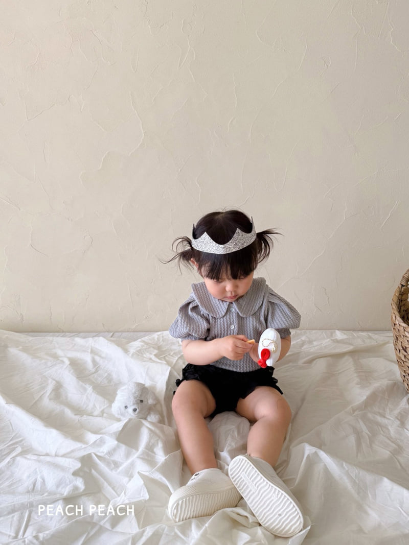 Peach Peach - Korean Children Fashion - #prettylittlegirls - Sailor Knit Tee - 5