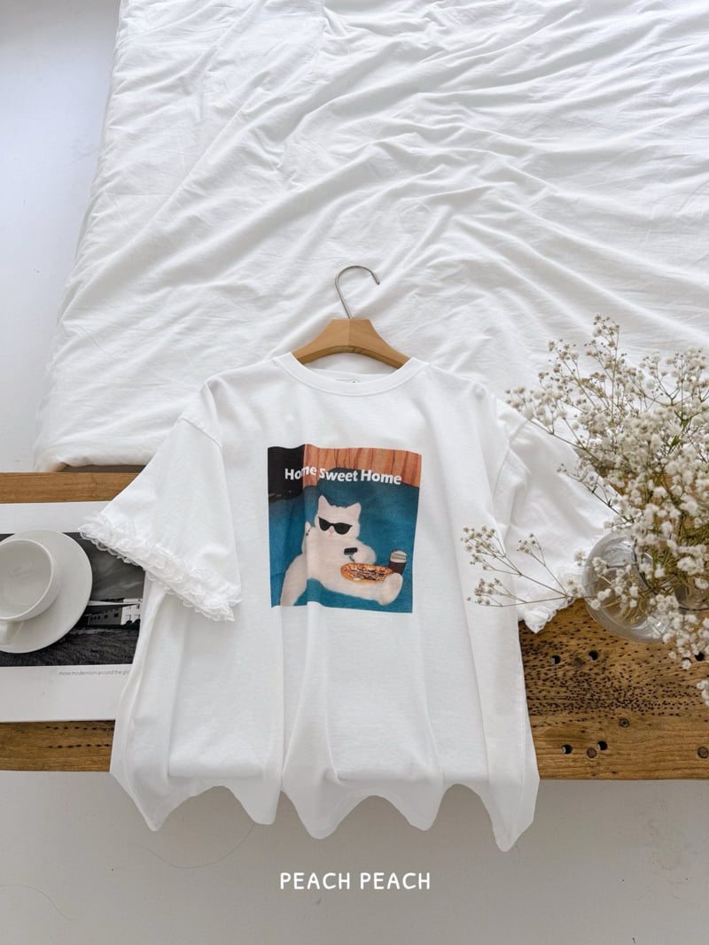 Peach Peach - Korean Women Fashion - #momslook - Adult Tee - 7