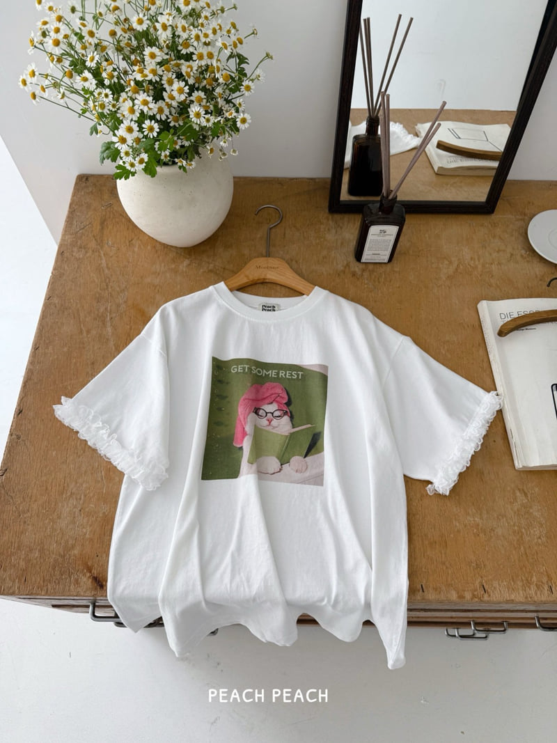 Peach Peach - Korean Women Fashion - #momslook - Adult Tee - 4