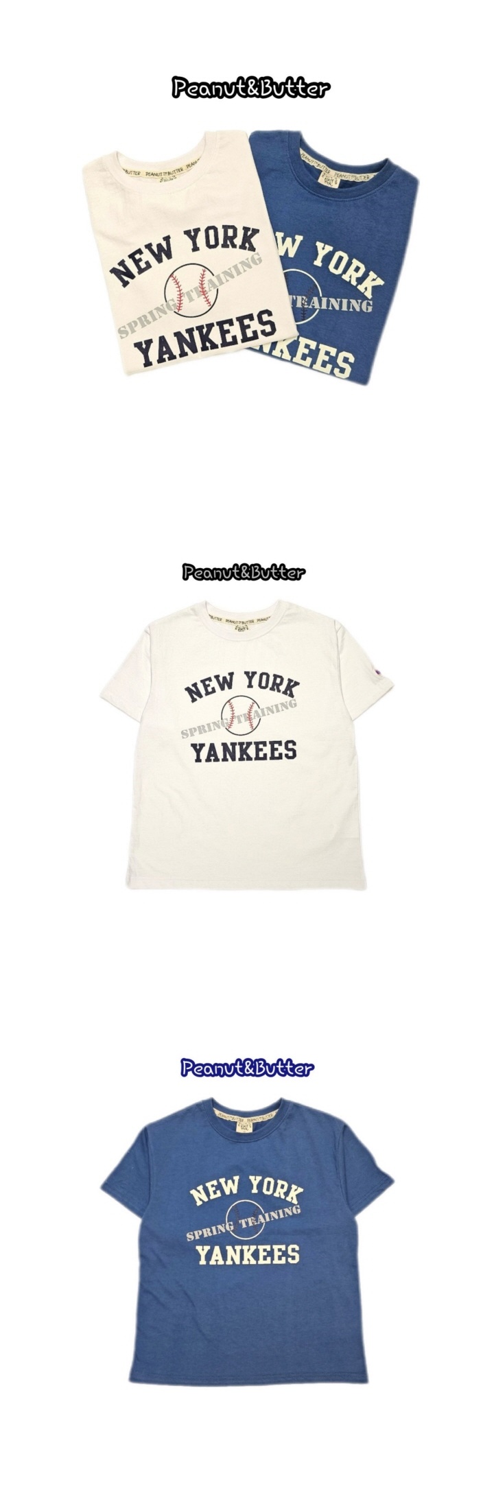 Peanut & Butter - Korean Children Fashion - #minifashionista - Baseball Short Sleeve Tee - 2