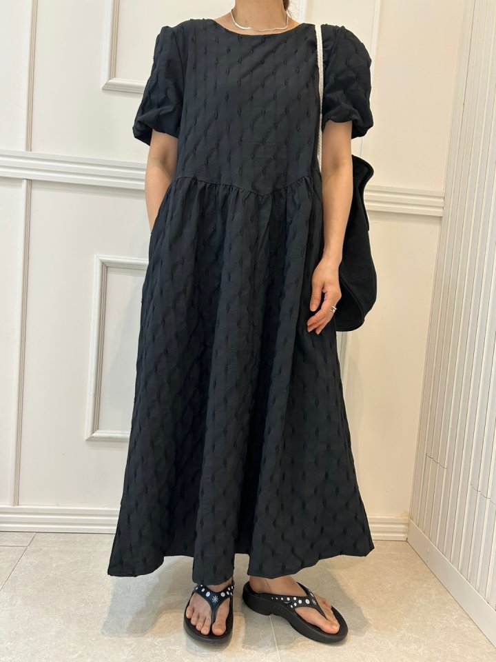 Pearls room - Korean Women Fashion - #momslook - Diamond One-piece - 10
