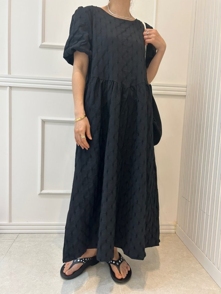 Pearls room - Korean Women Fashion - #momslook - Diamond One-piece - 12