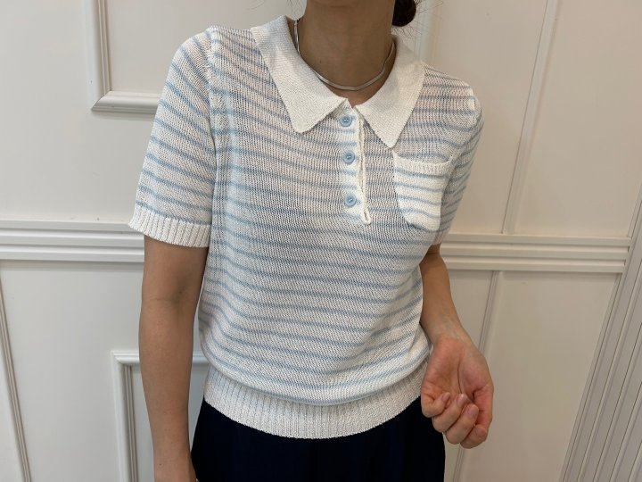 Pearls room - Korean Women Fashion - #momslook - Loopy Short Knit - 10