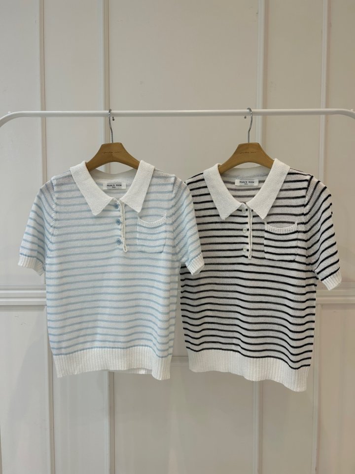 Pearls room - Korean Women Fashion - #momslook - Loopy Short Knit - 12