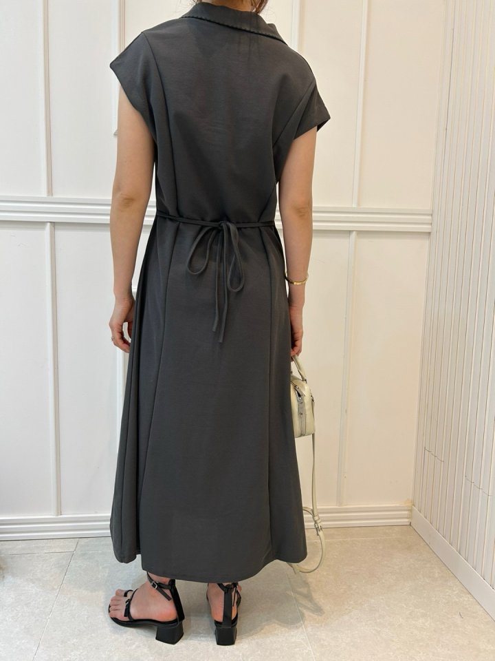 Pearls room - Korean Women Fashion - #momslook - Seamline One-piece - 11