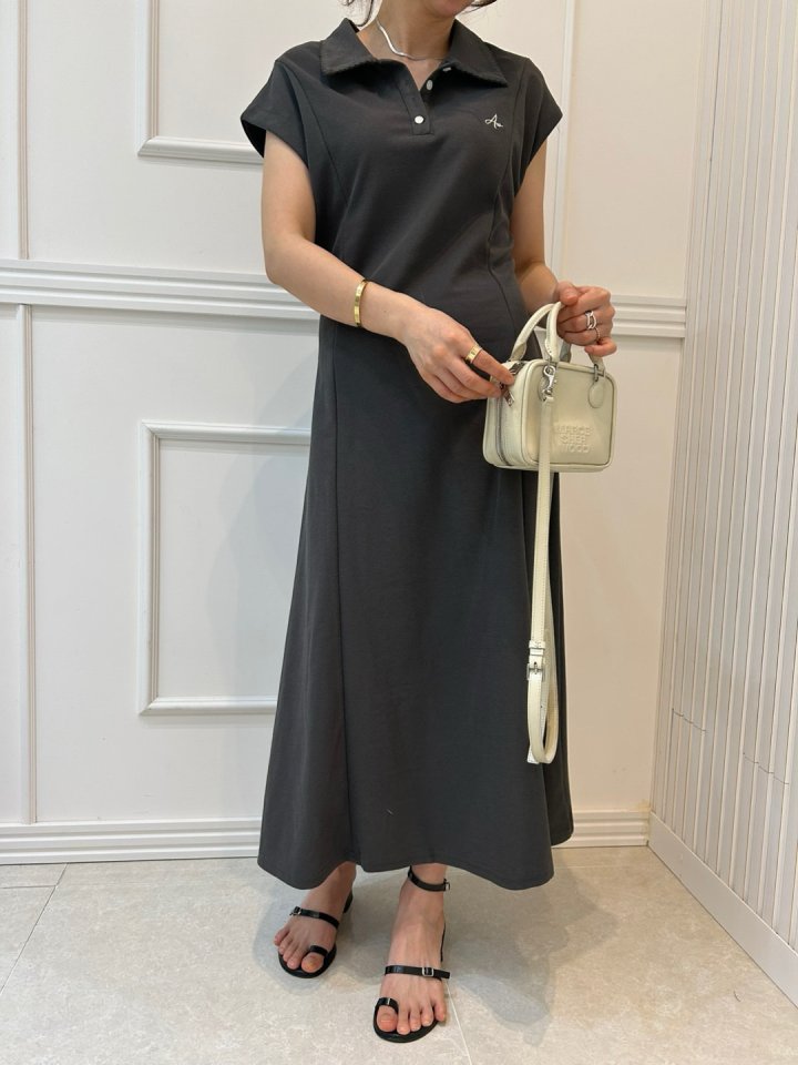 Pearls room - Korean Women Fashion - #momslook - Seamline One-piece - 7