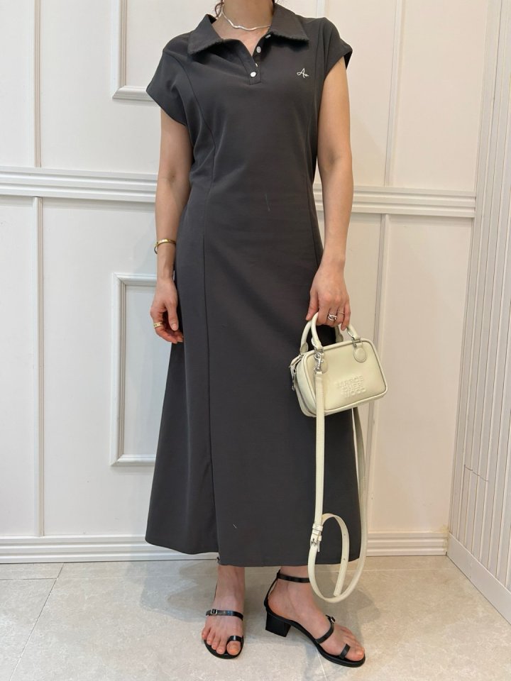 Pearls room - Korean Women Fashion - #momslook - Seamline One-piece - 9