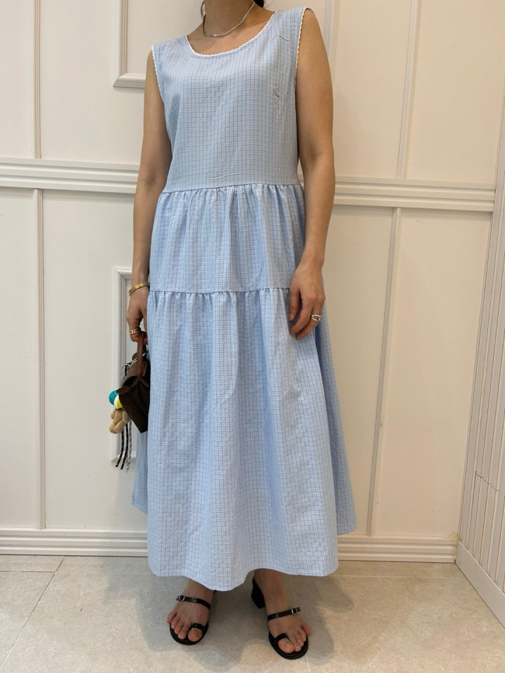 Pearls room - Korean Women Fashion - #momslook - Selly Lace Strap One-piece