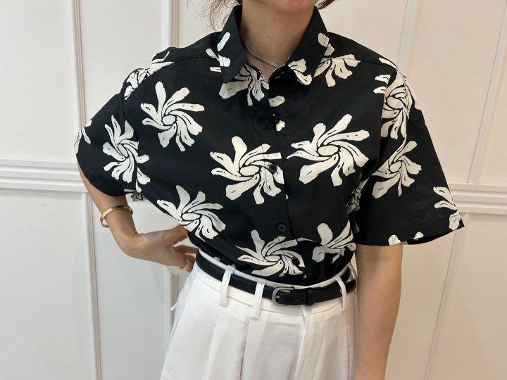 Pearls room - Korean Women Fashion - #restrostyle - Sunshine Shirt - 7