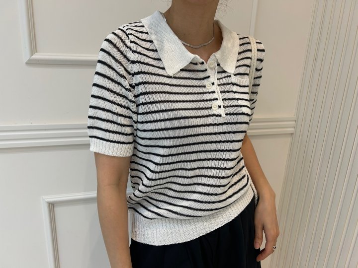 Pearls room - Korean Women Fashion - #shopsmall - Loopy Short Knit - 5