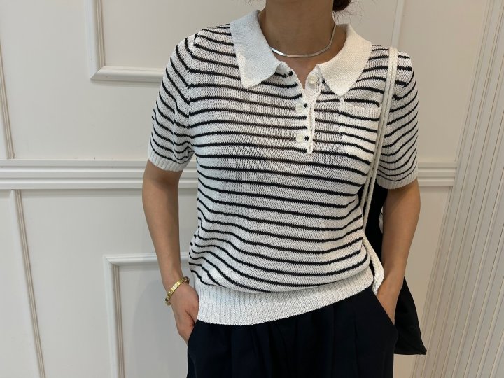 Pearls room - Korean Women Fashion - #vintagekidsstyle - Loopy Short Knit