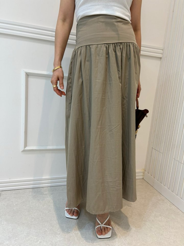 Pearls room - Korean Women Fashion - #womensfashion - Ribbon Smocked Skirt - 3