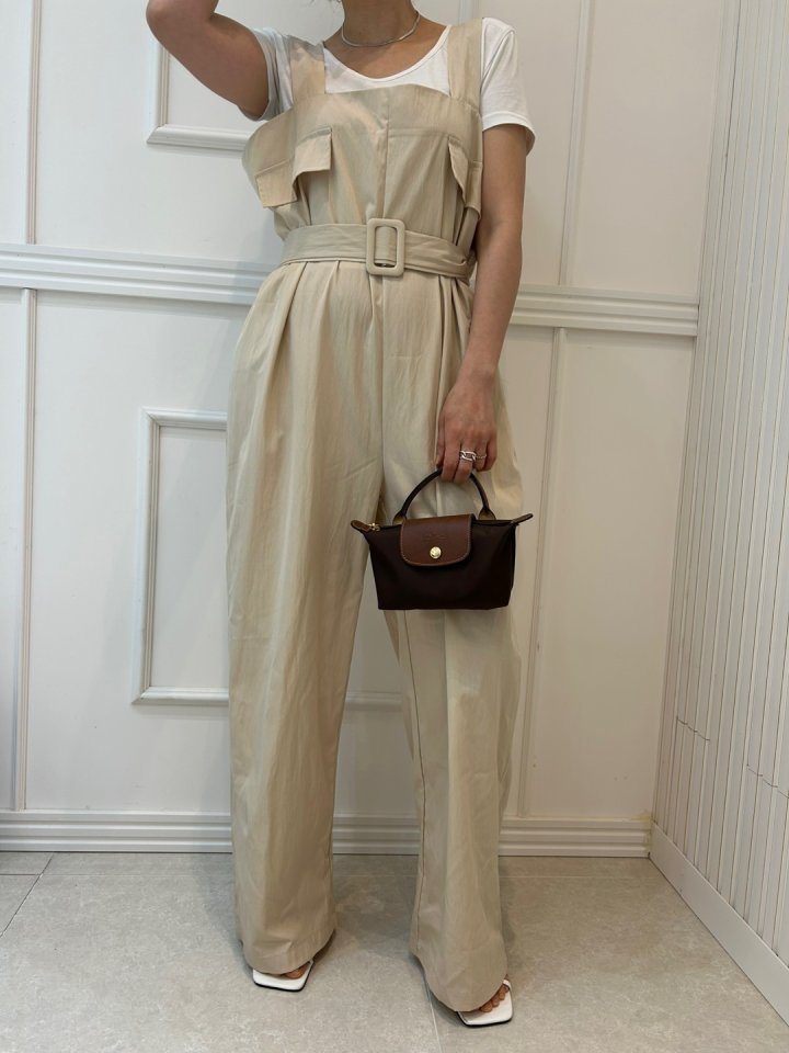 Pearls room - Korean Women Fashion - #womensfashion - Sleeveless Jumpsuit - 3
