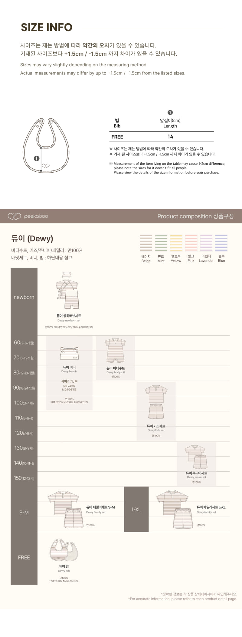 Peekaboo - Korean Baby Fashion - #babyootd - Dewey Bib - 2