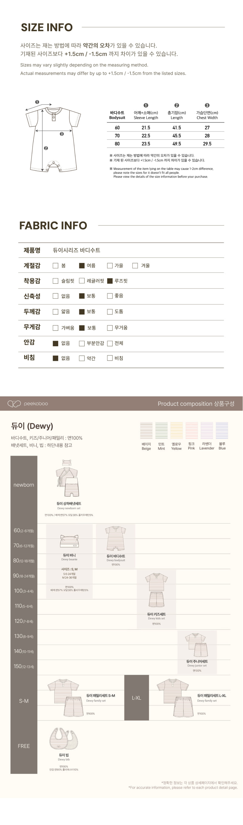Peekaboo - Korean Baby Fashion - #onlinebabyshop - Dewey Bodysuit - 2