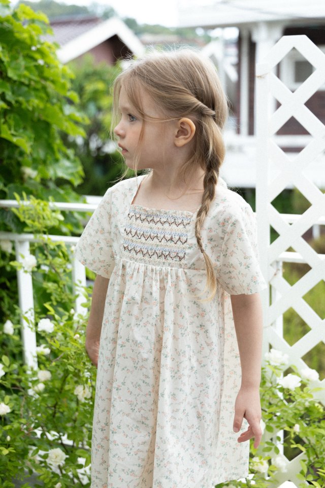Perrobebe - Korean Children Fashion - #kidzfashiontrend - Deborah Smock One-piece - 4