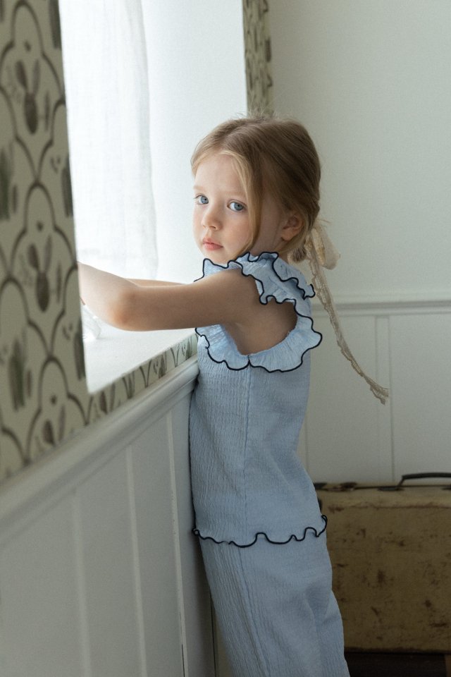 Perrobebe - Korean Children Fashion - #fashionkids - Neige Pleats Set-up - 3