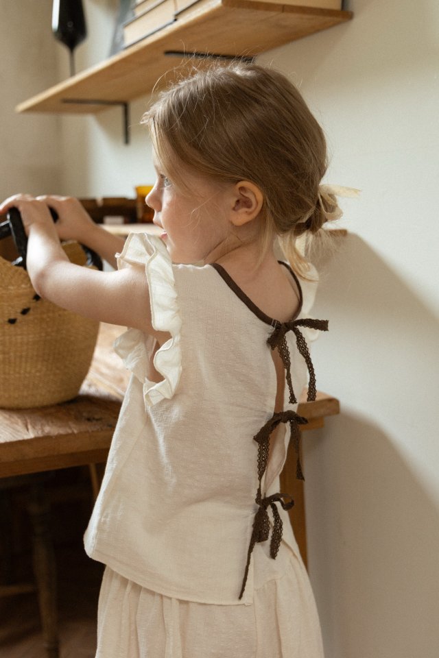 Perrobebe - Korean Children Fashion - #kidsshorts - Eloise Tie Set-up - 5
