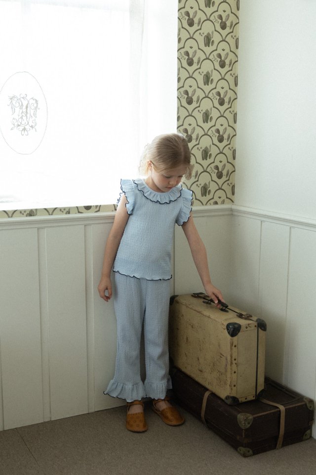 Perrobebe - Korean Children Fashion - #fashionkids - Neige Pleats Set-up - 4