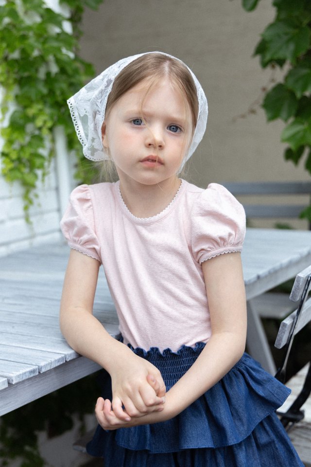 Perrobebe - Korean Children Fashion - #kidsshorts - Rosy Pin Coat Tee - 3
