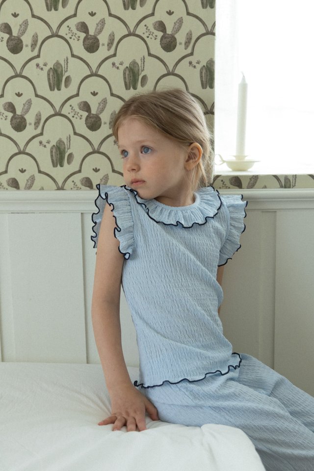 Perrobebe - Korean Children Fashion - #kidsstore - Neige Pleats Set-up - 5
