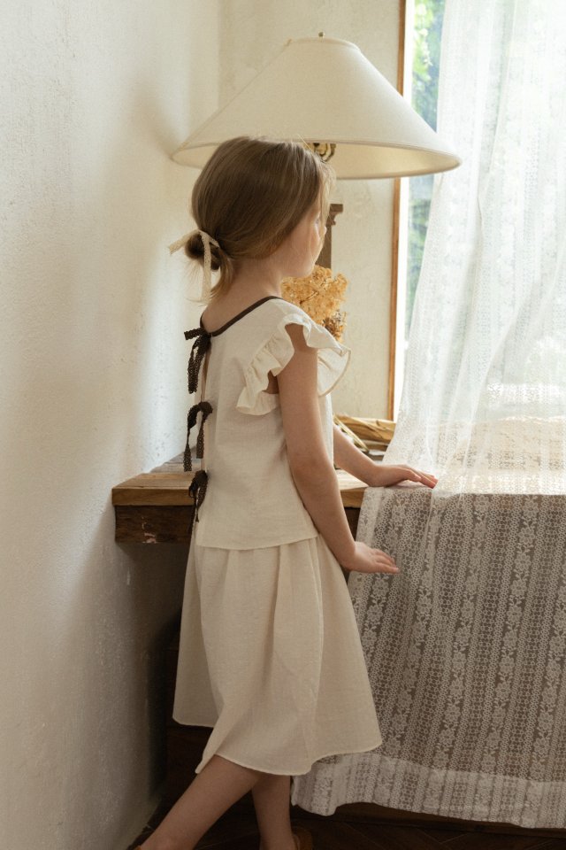 Perrobebe - Korean Children Fashion - #kidzfashiontrend - Eloise Tie Set-up - 7