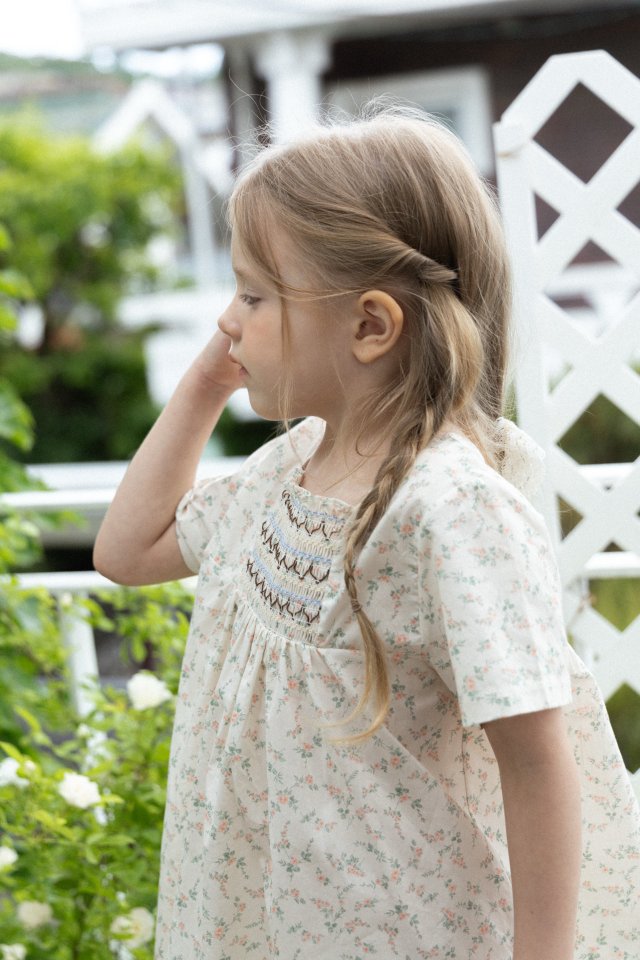Perrobebe - Korean Children Fashion - #kidzfashiontrend - Deborah Smock One-piece - 3