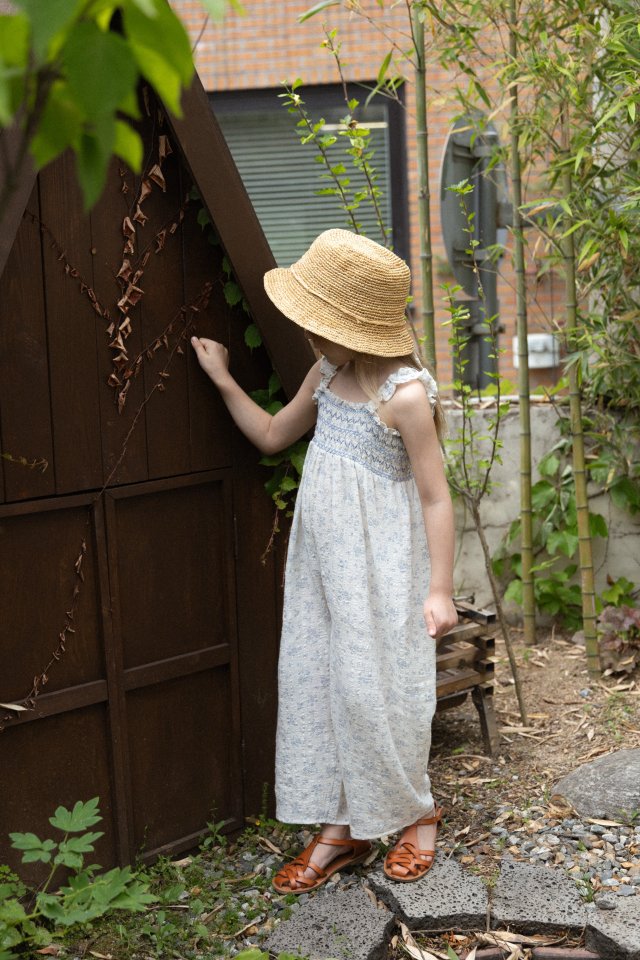Perrobebe - Korean Children Fashion - #Kfashion4kids - Floral Jumpsuit - 4