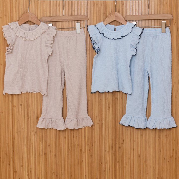 Perrobebe - Korean Children Fashion - #todddlerfashion - Neige Pleats Set-up - 12