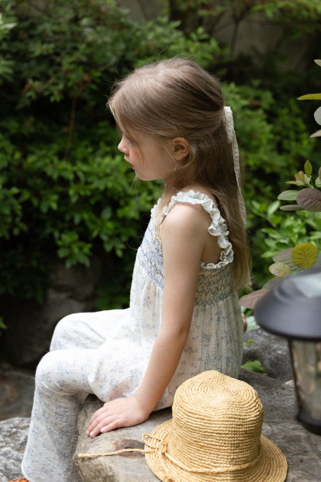 Perrobebe - Korean Children Fashion - #todddlerfashion - Floral Jumpsuit - 8