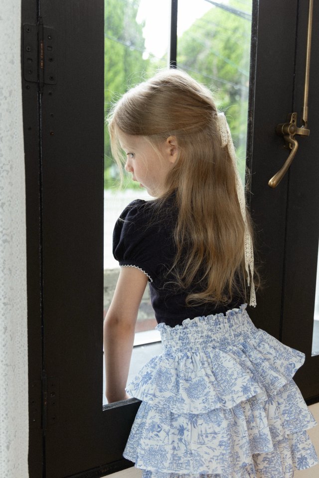 Perrobebe - Korean Children Fashion - #toddlerclothing - Della Tiered Pants - 8