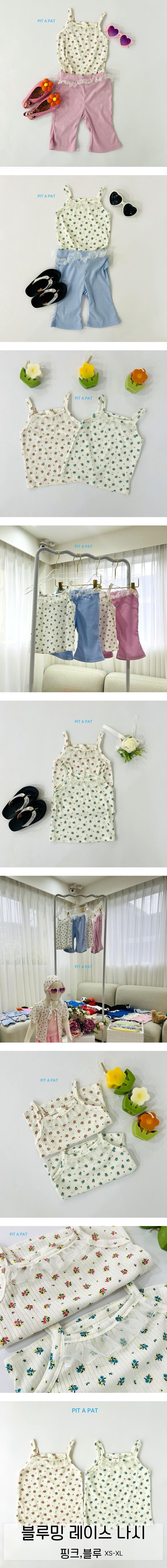 Pitapat - Korean Children Fashion - #childrensboutique - Blooming Lace Sleeveless