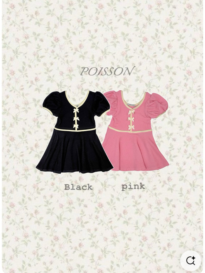 Poisson - Korean Children Fashion - #fashionkids - Mellow Ribbon Swimsuit