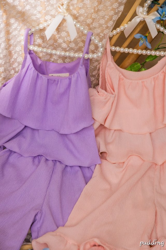Pudding - Korean Children Fashion - #kidzfashiontrend - Frill Set - 4
