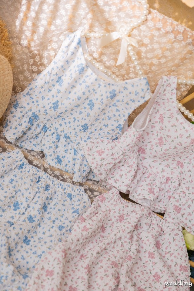 Pudding - Korean Children Fashion - #Kfashion4kids - Flower Set - 2
