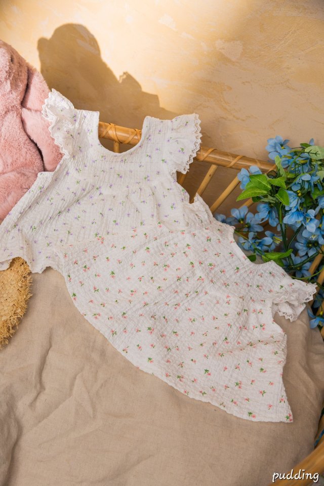Pudding - Korean Children Fashion - #childrensboutique - Tiny Floral Set - 10