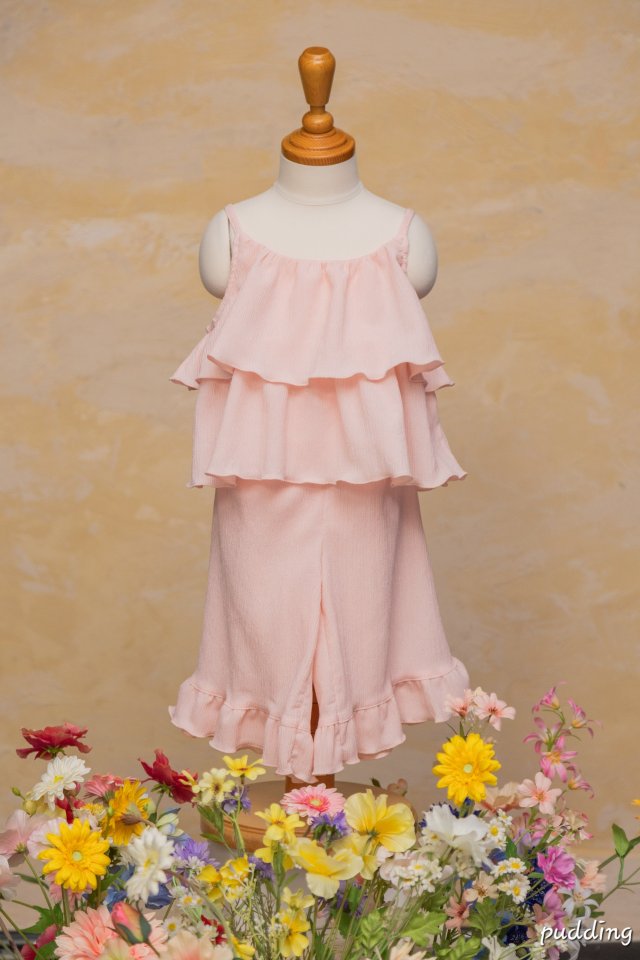 Pudding - Korean Children Fashion - #designkidswear - Frill Set - 12