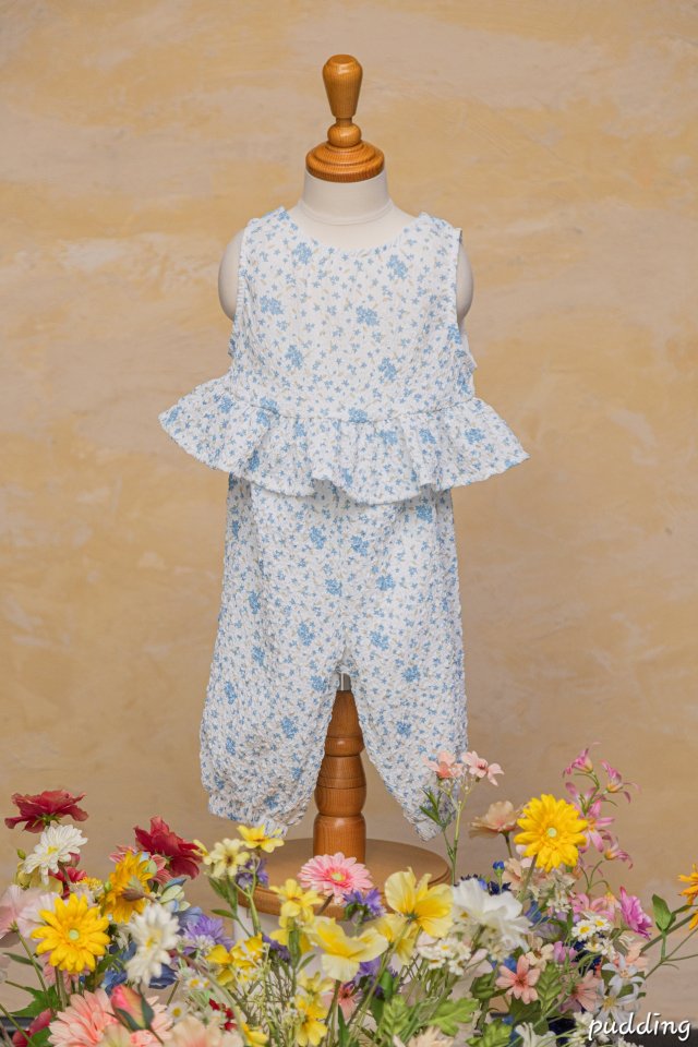 Pudding - Korean Children Fashion - #discoveringself - Flower Set - 11