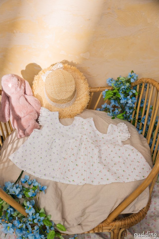 Pudding - Korean Children Fashion - #prettylittlegirls - Tiny Floral Set - 7