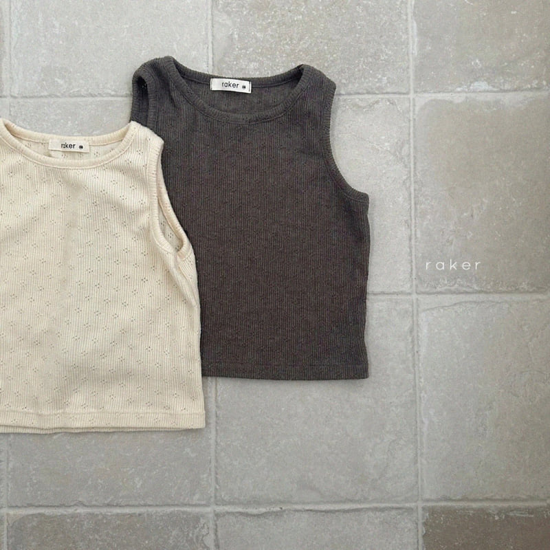 Raker - Korean Children Fashion - #childofig - Ive Ribbed Sleeveless - 3