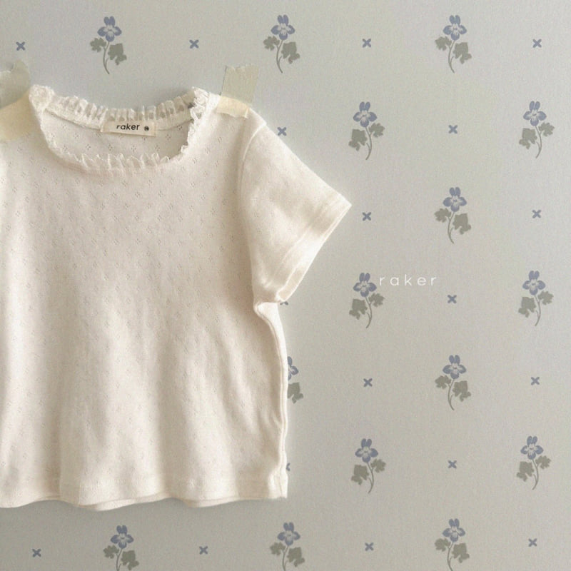 Raker - Korean Children Fashion - #childofig - Rosa Lace Tee