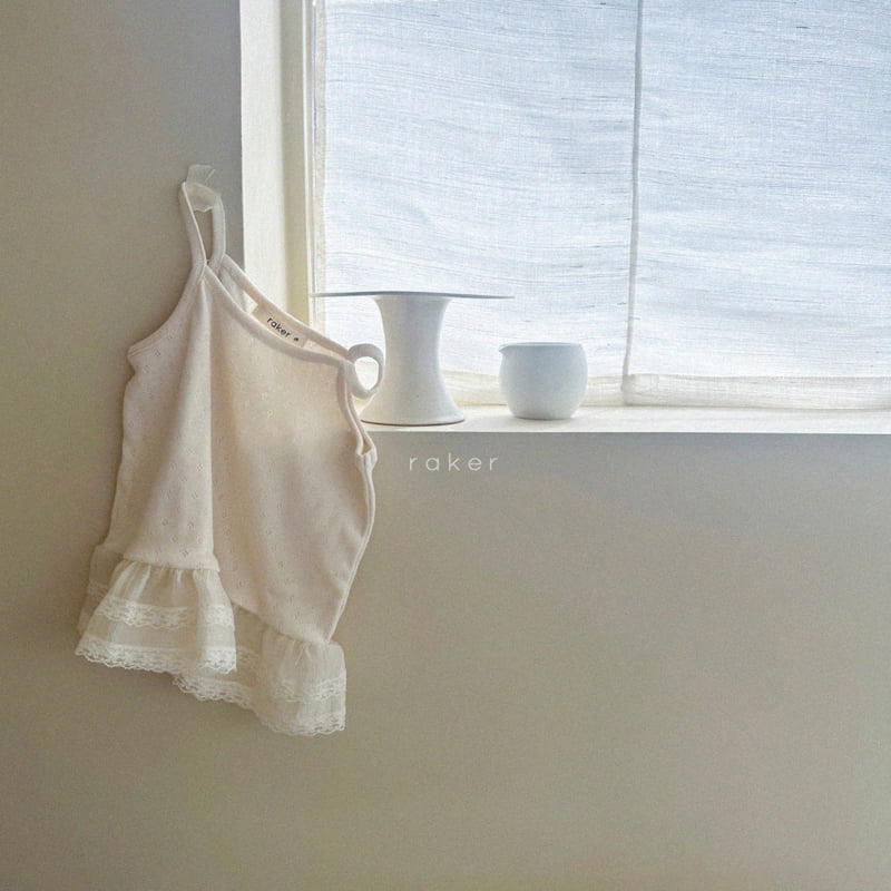 Raker - Korean Children Fashion - #designkidswear - Rosa Mesh Strap Sleeveless - 3