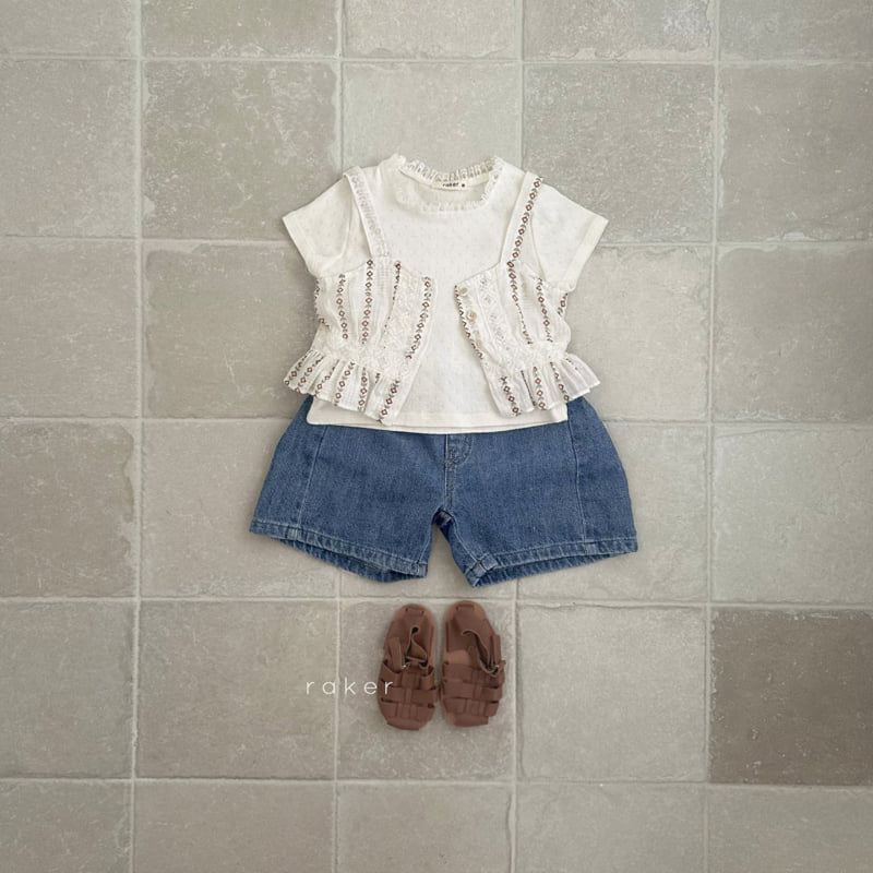 Raker - Korean Children Fashion - #discoveringself - Rosa Lace Tee - 5
