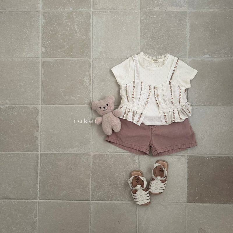 Raker - Korean Children Fashion - #fashionkids - Rosa Lace Tee - 6