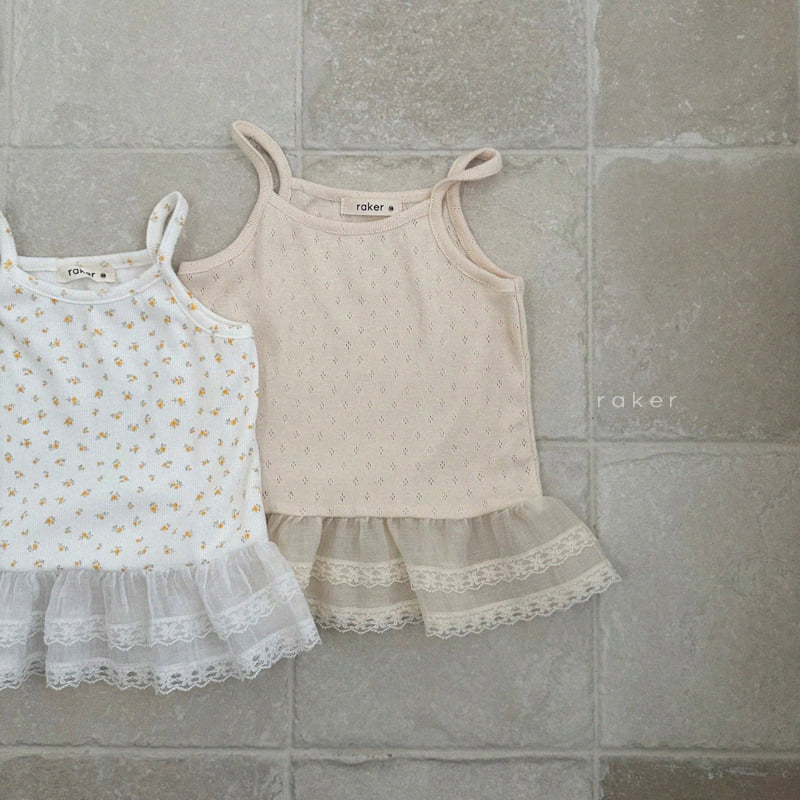 Raker - Korean Children Fashion - #kidzfashiontrend - Rosa Mesh Strap Sleeveless - 8