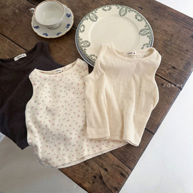 Raker - Korean Children Fashion - #prettylittlegirls - Ive Ribbed Sleeveless