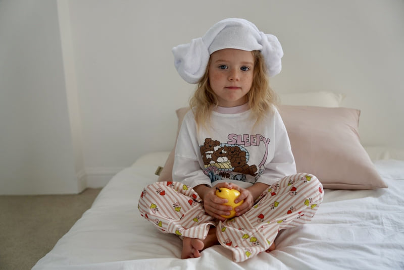 Ramijini - Korean Children Fashion - #discoveringself - Sleepy Cat Tee - 11