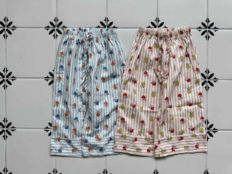 Ramijini - Korean Children Fashion - #magicofchildhood - Choco Mushroom Pants