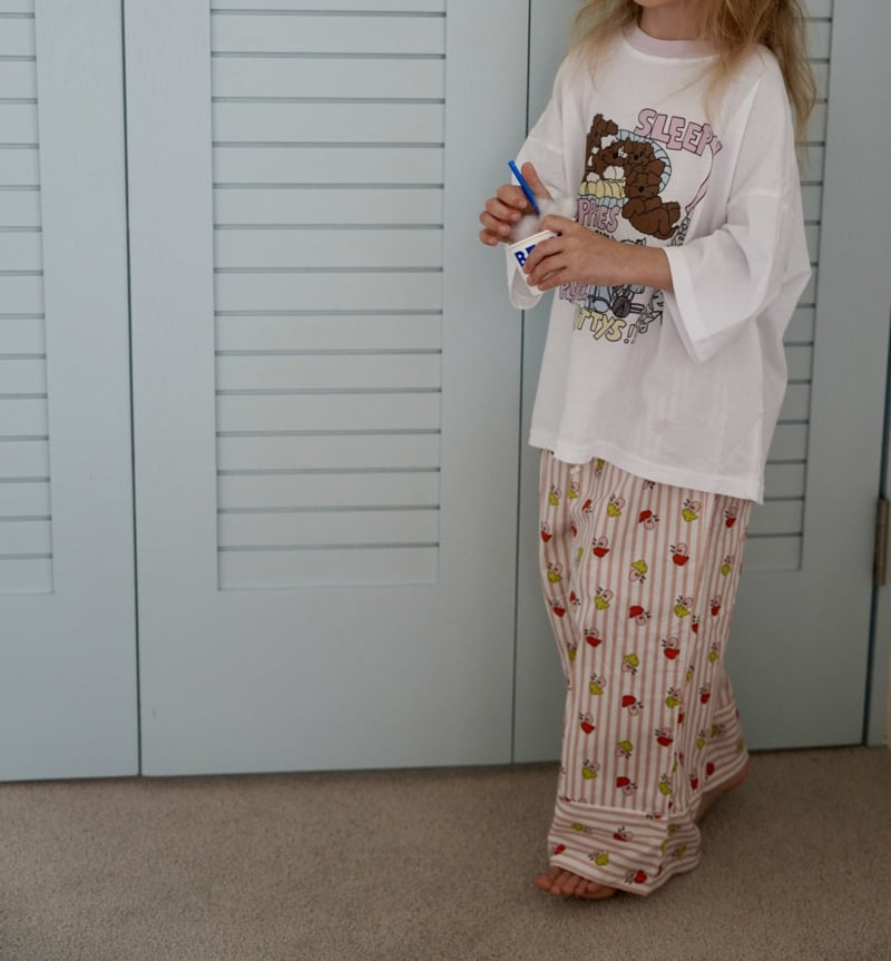 Ramijini - Korean Children Fashion - #stylishchildhood - Sleepy Cat Tee - 7