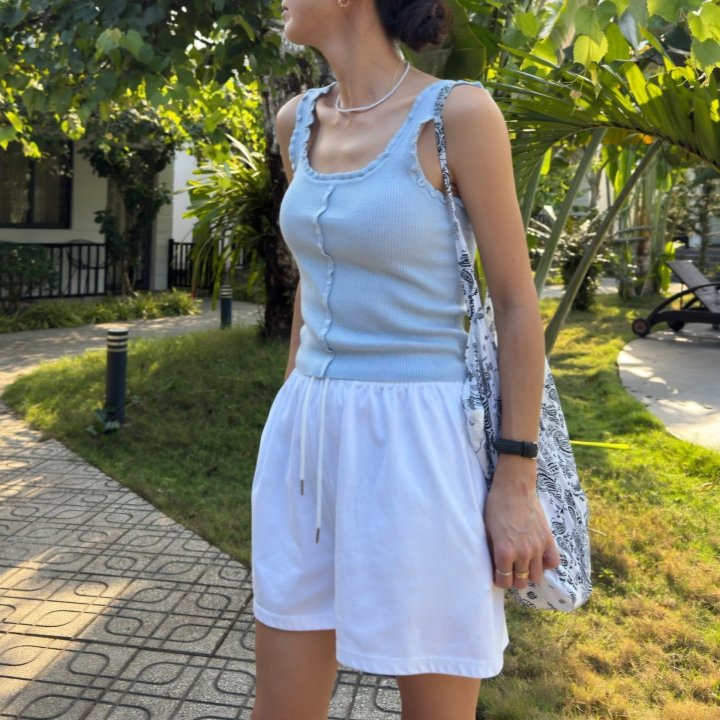 Ripple - Korean Women Fashion - #momslook - Frill Knit Sleeveless Top - 7